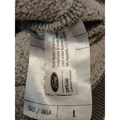 Ford Bronco (Large) Gray Pouch Pocket Pullover String Hoodie