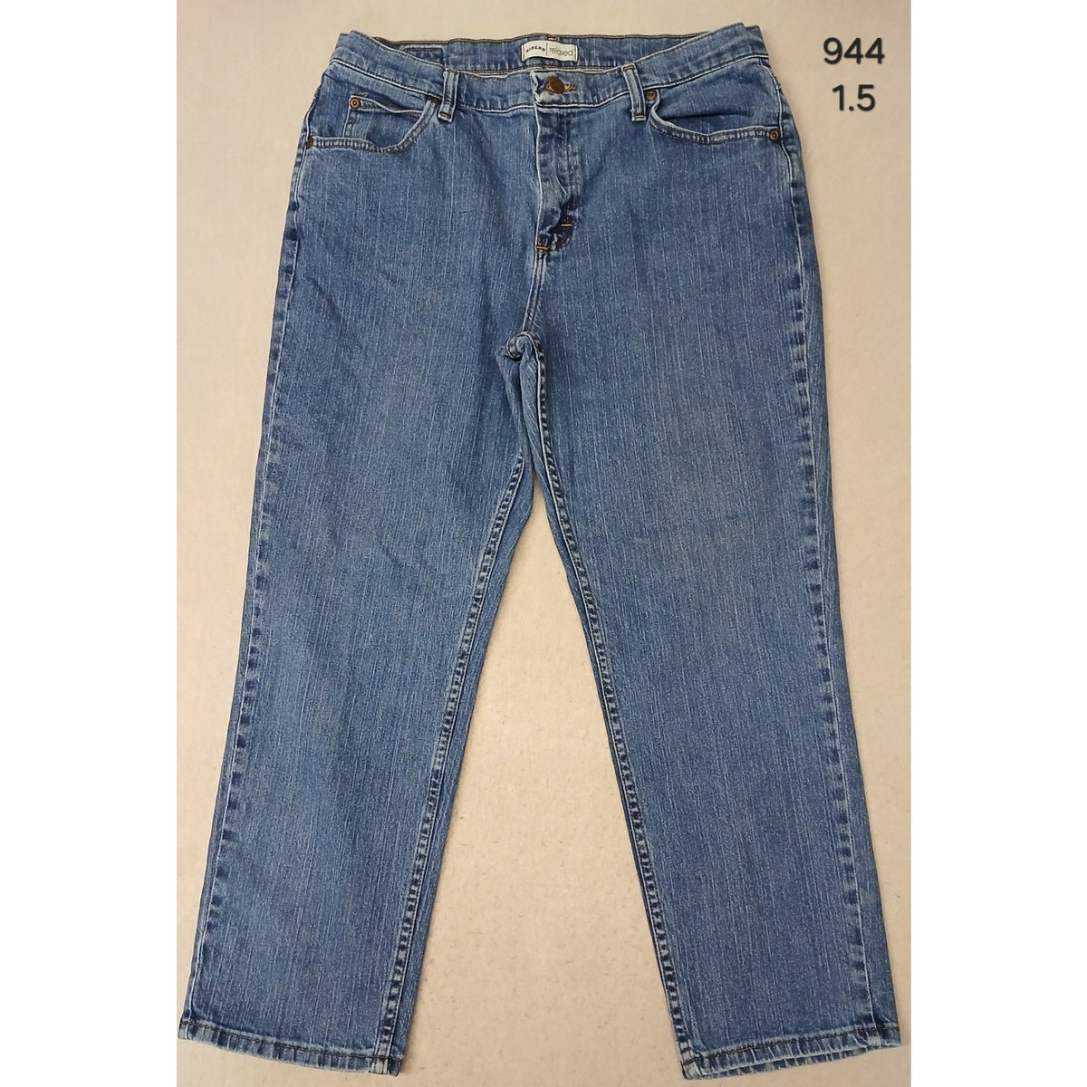 Ryders (14P) women's Relaxed Straight Leg Blue Denim Jeans