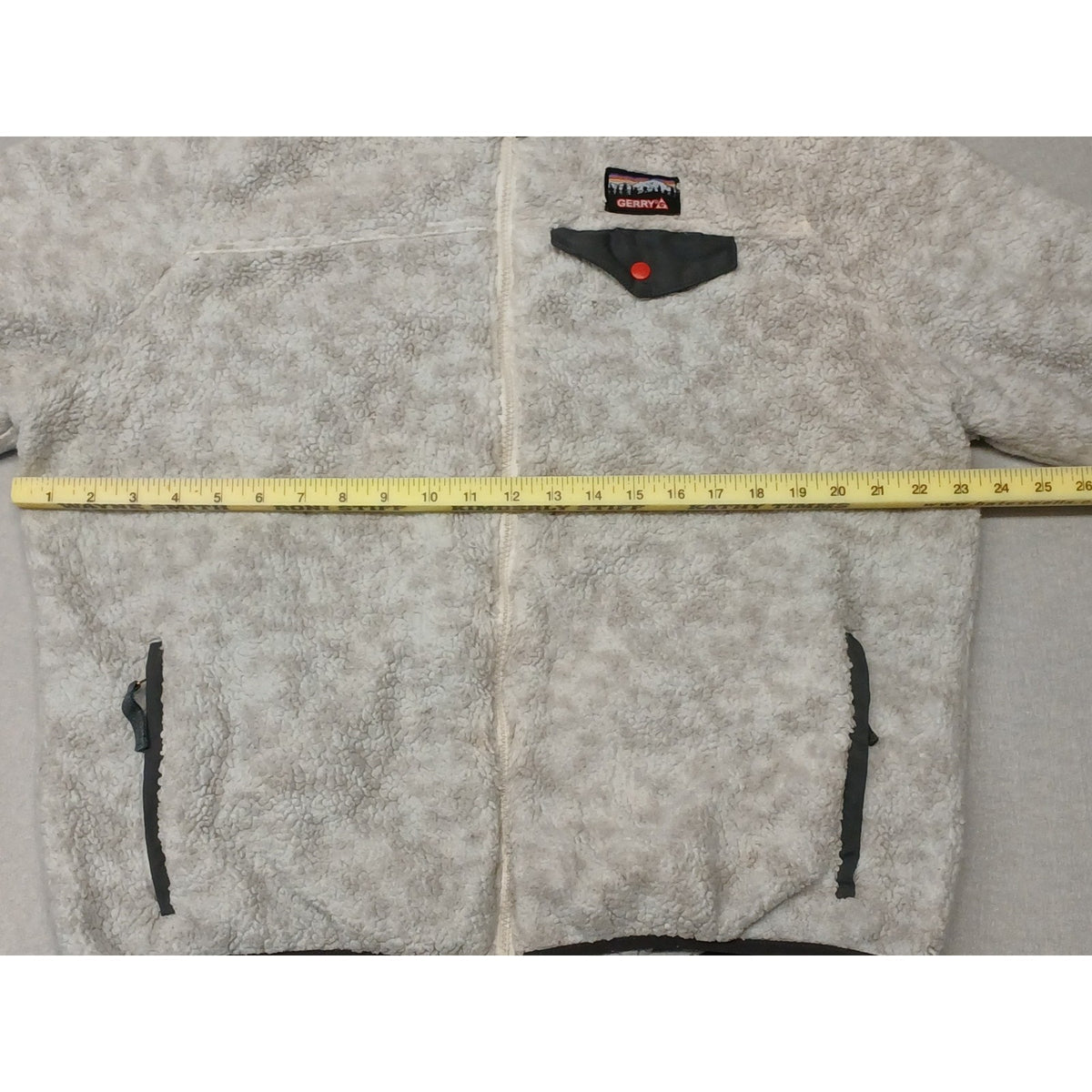 Gerry (No Size) Gray Fluff Zip Down Sherpa