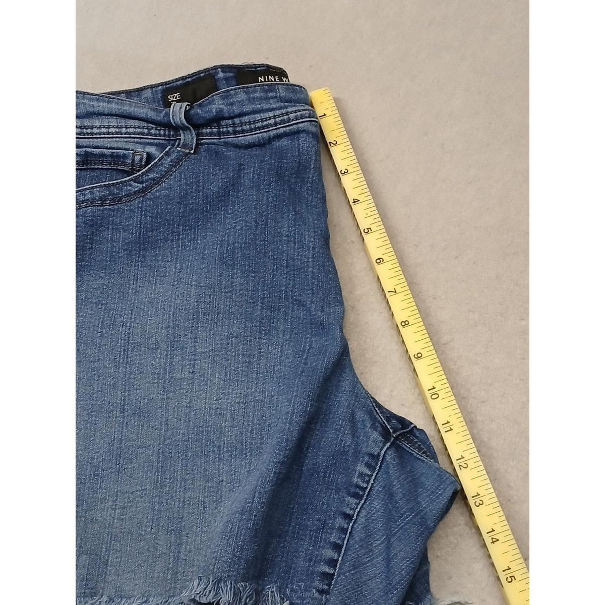 Nine West (16) Women's Cut-Off Blue Denim Jean shorts