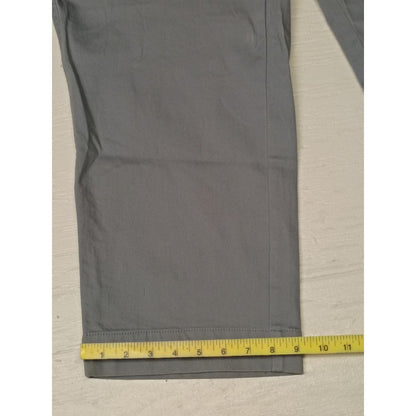 A New Day (18) Gray High Waist Stretch Straight Leg Pants