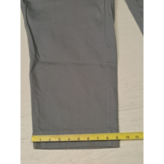 A New Day (18) Gray High Waist Stretch Straight Leg Pants