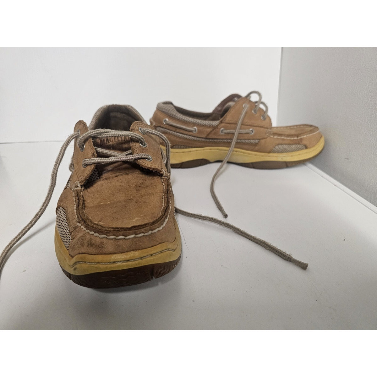 Magellan (Size 10) Leather Comfort Dress Loafers