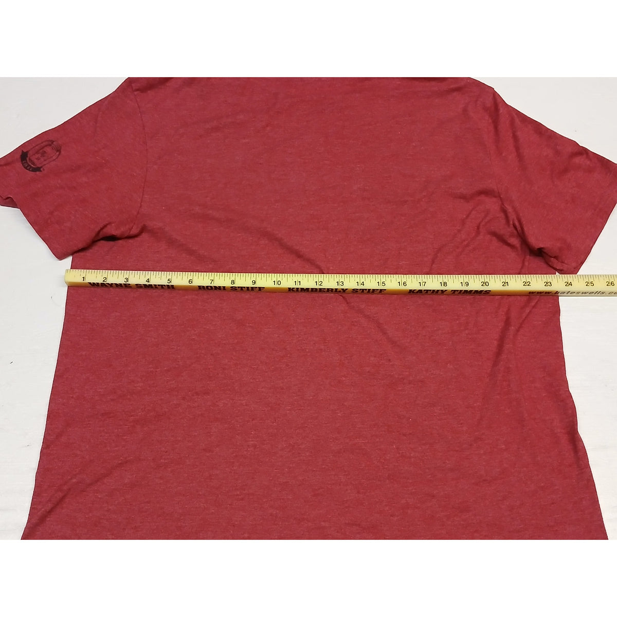 Mason Jar Label (XL) Red Drink Local Print Crew Neck TShirt