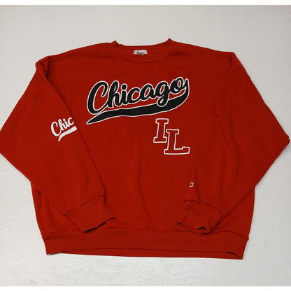 Better Together (Large) Red Chicago Illinois Sweatshirt
