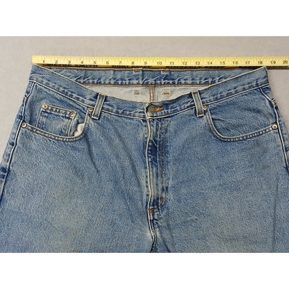 Member's Mark (38x29) Men's Relaxed Straight Fit Blue Denim Jeans