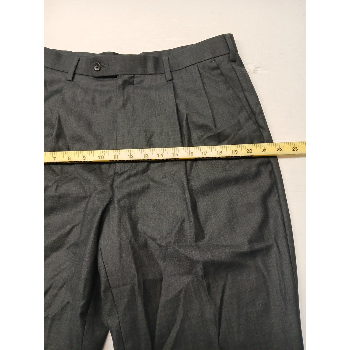 Savane (34x32) Gray Relaxed Fit Dress Slacks