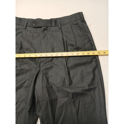 Savane (34x32) Gray Relaxed Fit Dress Slacks