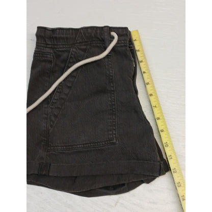 American Eagle (4) Next Level Stretch Black Denim Shorts