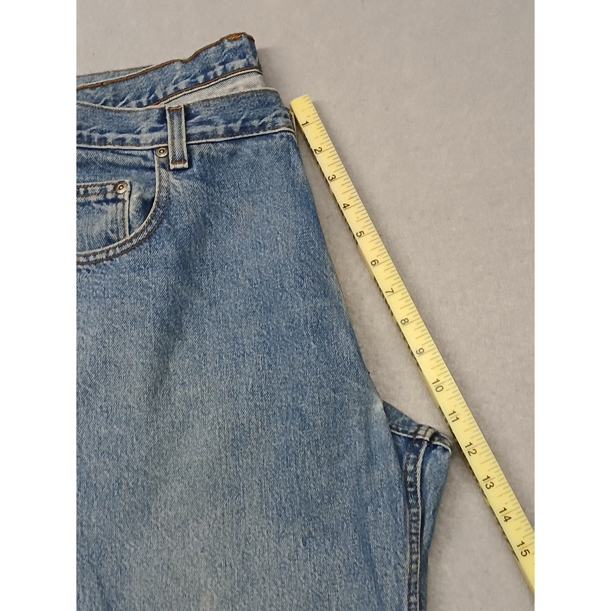 Member's Mark (38x29) Men's Relaxed Straight Fit Blue Denim Jeans