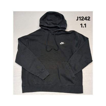NIKE (Large) Black Pocket Pullover Hoodie Sweater