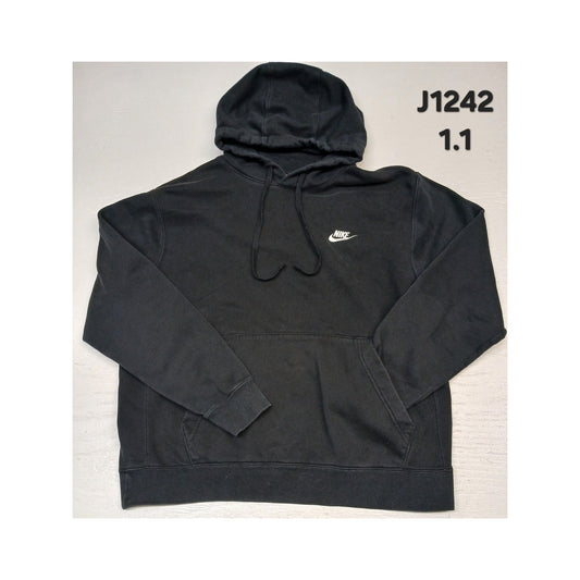 NIKE (Large) Black Pocket Pullover Hoodie Sweater