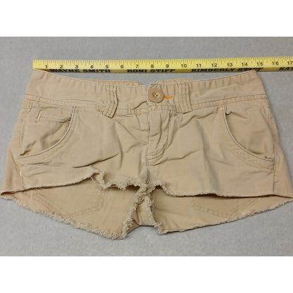 American Eagle (4) Mid Rise Beige Khaki Chino Shorts