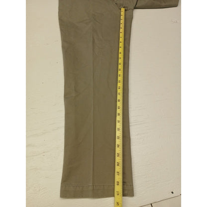 Roundtree & Yorke (34x30) Beige Vintage Wide Leg Khaki Pants