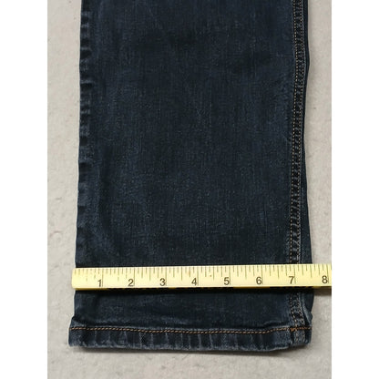 Wrangler (No Size) Men's Slim Straight Fit Dark Blue Denim Jeans