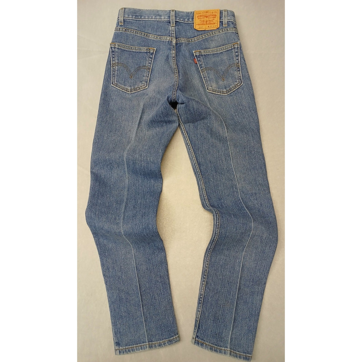 Levis (30x32) Men's 550 Straight Leg Blue Denim Jeans