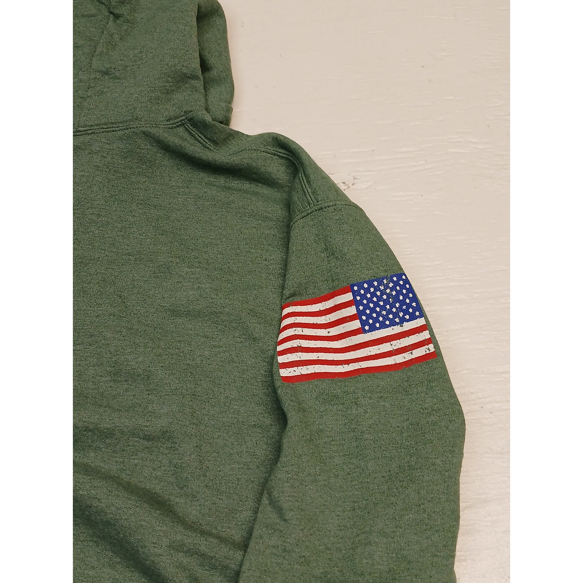 Black Hawk Style (24x23") Green Pouch Pocket Pullover Hoodie