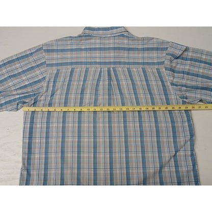 Wrangler (2XL) Multicolor Plaid Double Pocket Button Shirt