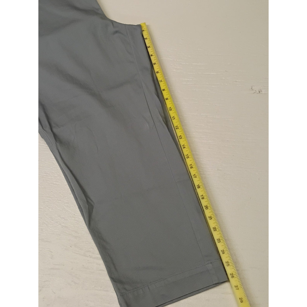 A New Day (18) Gray High Waist Stretch Straight Leg Pants