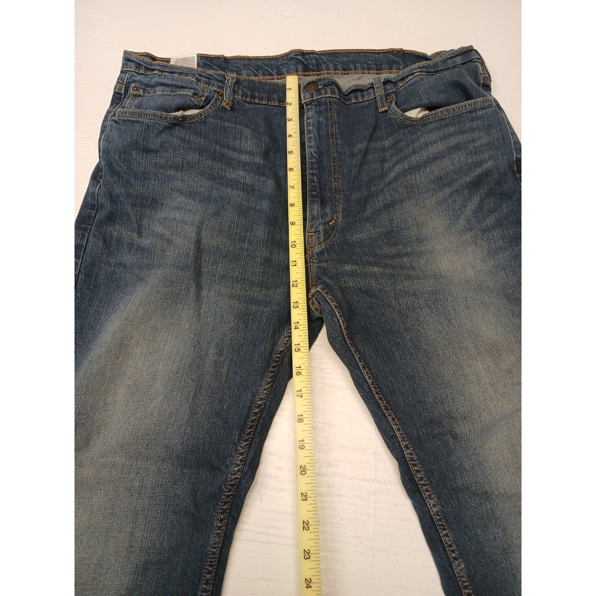 Levi's (42x32) Relaxed Straight Boot Cut Blue Denim Jeans