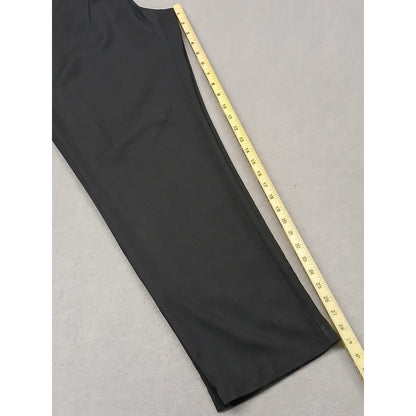 Haggar (38x30) Men's Classic Dri Fit Black Plaid Dress Pants