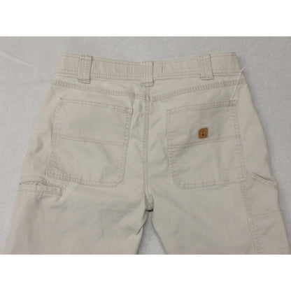 Coleman (32x30) Ivory Straight Fit Cargo Carpenter Jeans