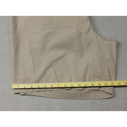 Canyon Ridge (2XL) Men's Beige Khaki Stretch Chino Shorts