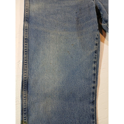 Wrangler (38 X 34) Men's Straight Leg Blue Denim Jeans