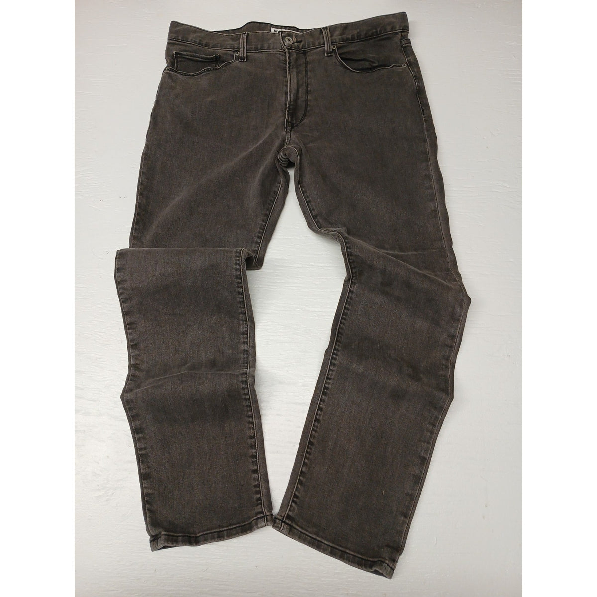 Express Jeans (36x32) Black Faded Rocco Slim Skinny Jeans