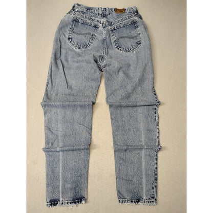 Lees (10) Women's Vintage High Rise Straight Blue Denim Jeans