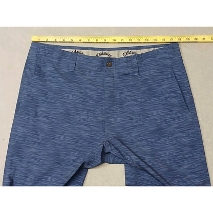 Callaway (36) Blue Stretch Dri-Fit Chino Golf Shorts