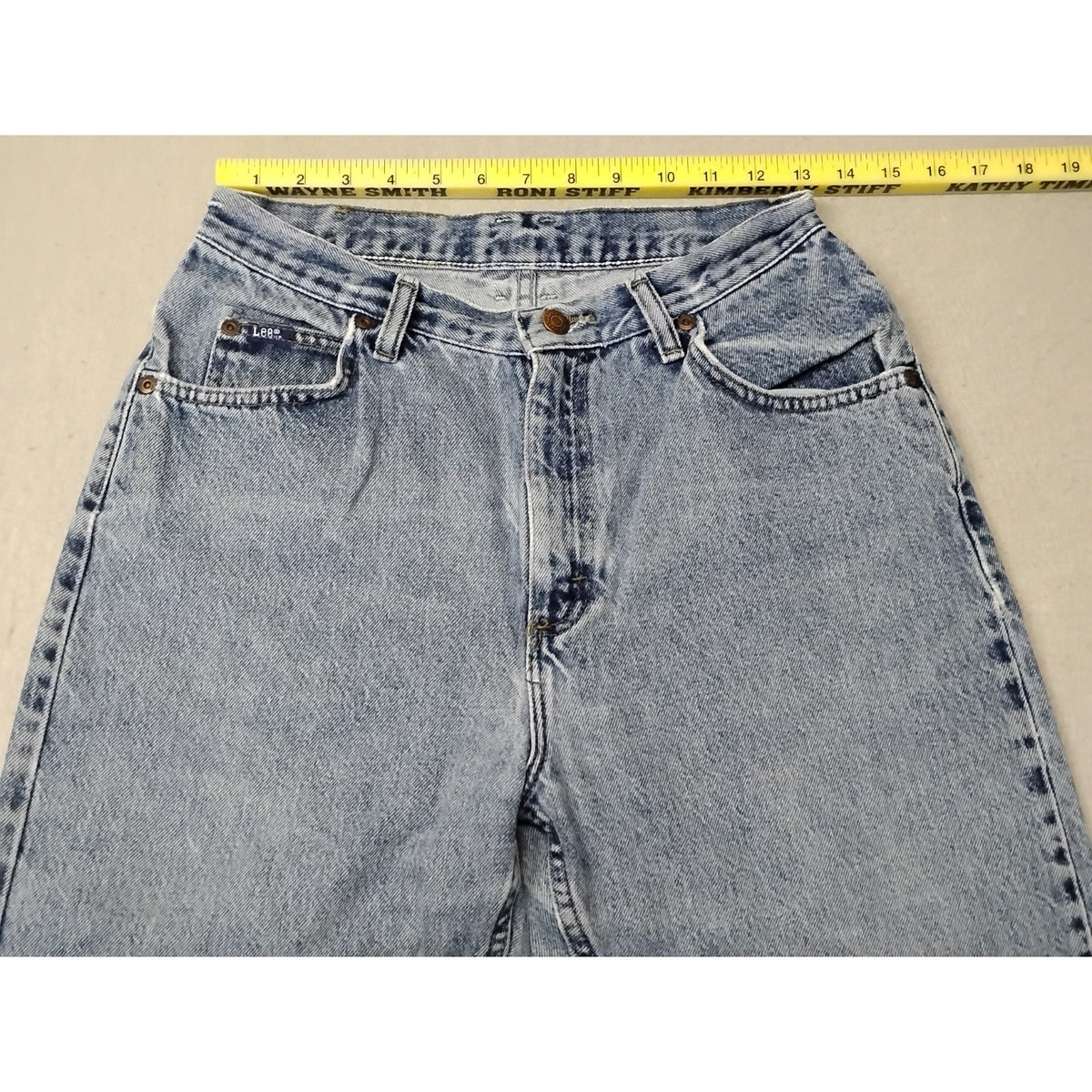 Lee's (10L) Vintage High Rise Straight Blue Denim Jeans