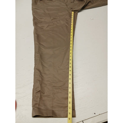 Perry Ellis (40x32) Tan Relaxed Fit Khaki Dress Slacks