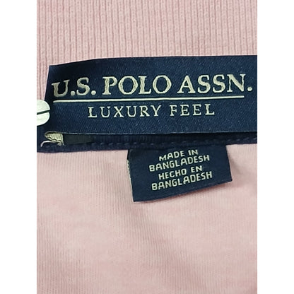 U.S. Polo Assn. (3XL) Men's Pink Luxury Feel Polo Shirt