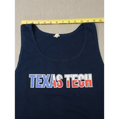 Hanes (XL) Men's Blue Texas Tech Cotton Summer Tank Top