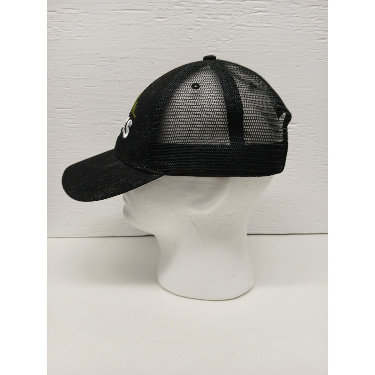 Mountain Lakes (OSFM) Black Denim Snapback Mesh Cap