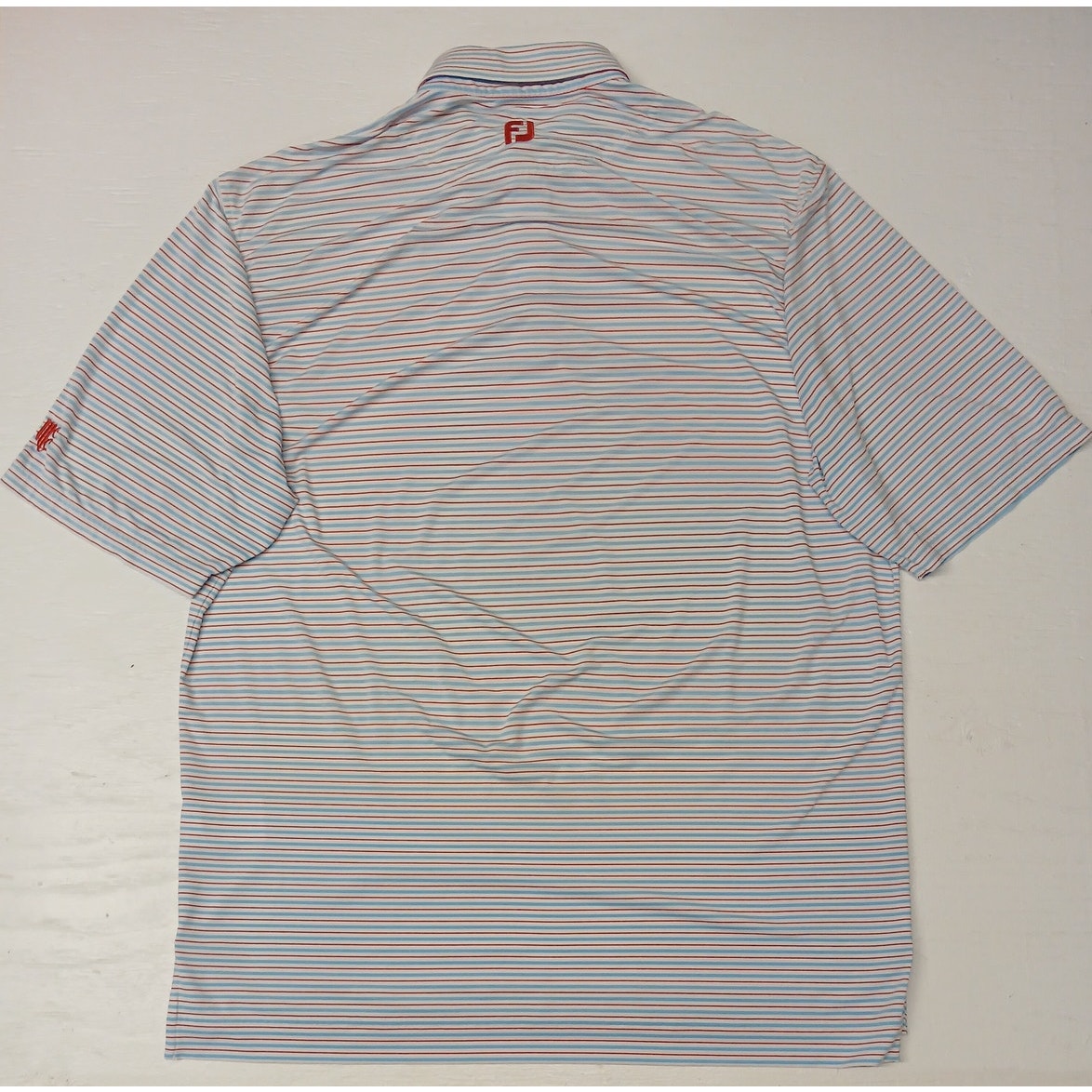 Foot Joy (XL) Multicolor Stripe Button Polo Golf Shirt