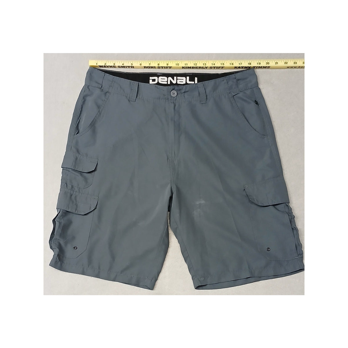 Denali (36) Gray Hybrid Outdoor Cargo Style Dri-Fit Shorts