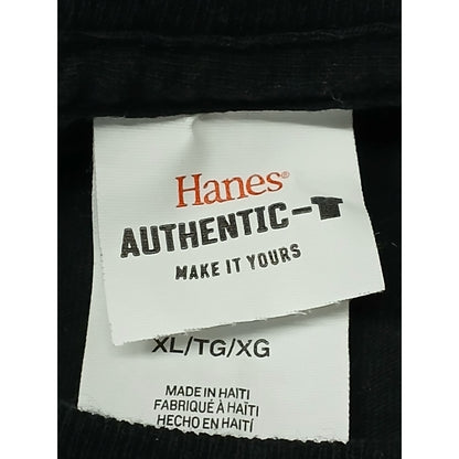 Hanes (XL) Black Honda Logo Short Sleeve Crew Neck Tee Shirt