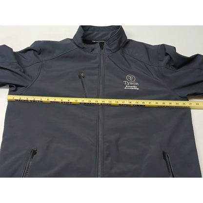 Port Authority (2XL) Gray Polyester Zip Fleece Jacket