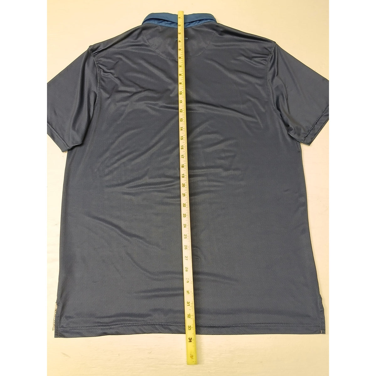 HEAD Golf (2XL) Blue Collar Button Short Sleeve Polo Shirt