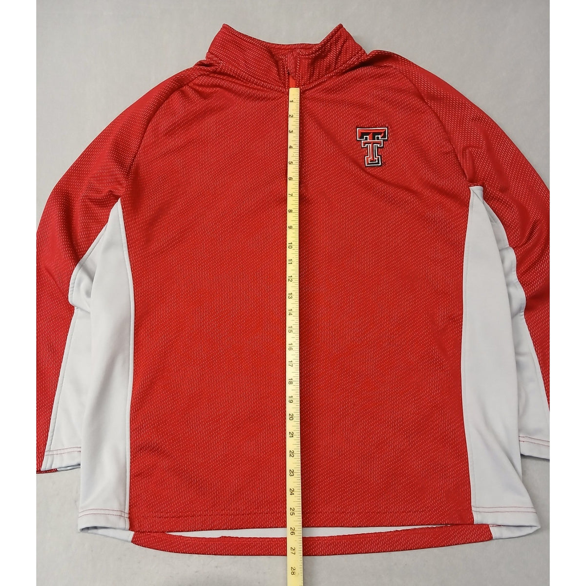 Rivalry Threads (2XL) Red Texas Tech Raiders Zip Pullover