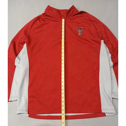 Rivalry Threads (2XL) Red Texas Tech Raiders Zip Pullover