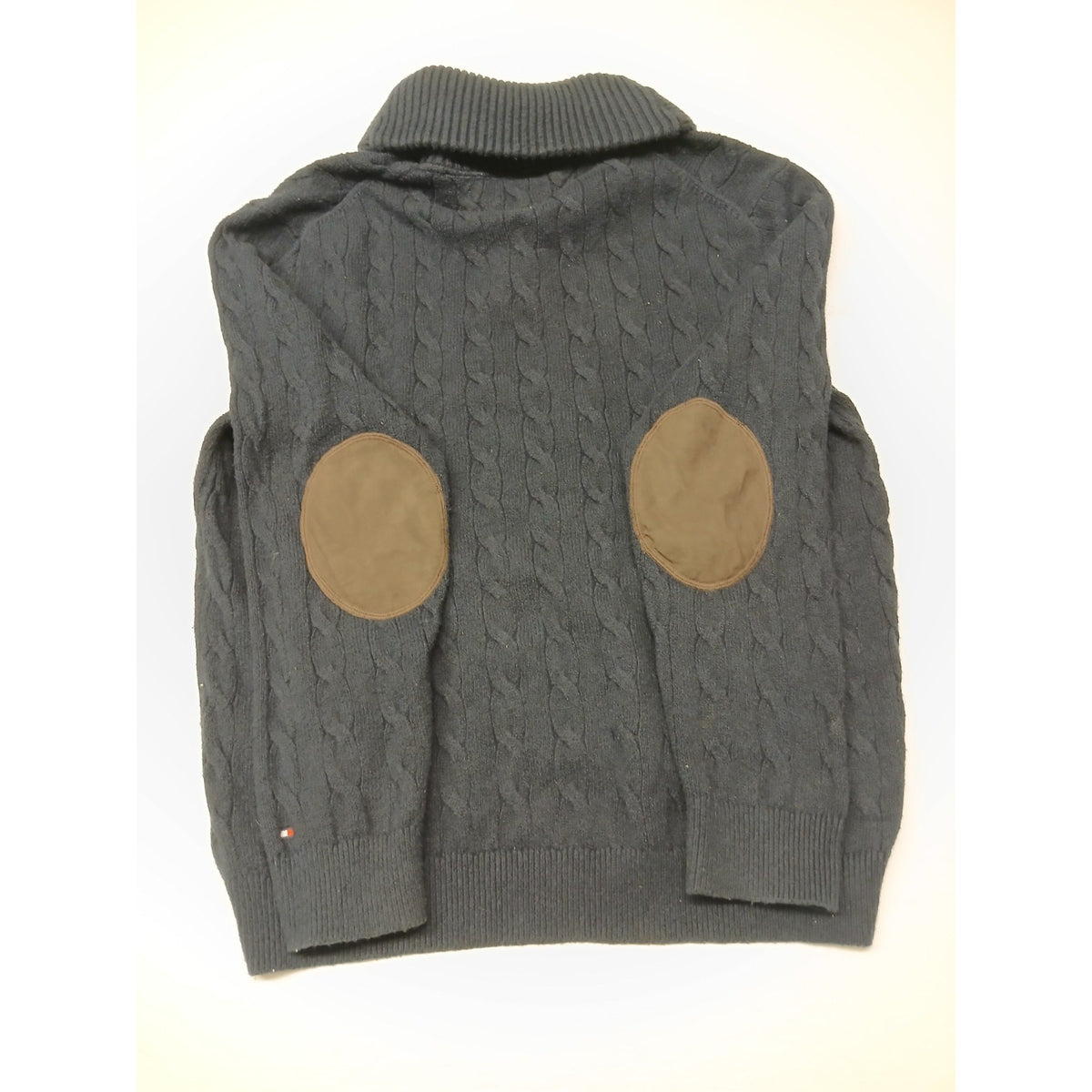 Tommy Hilfiger (XL) Lux Cotton Blue Zip Pull Over Sweatshirt