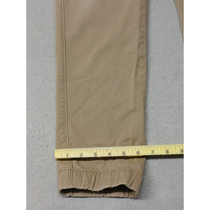 Urban Pipeline (Large) Beige Chino Khaki Stretch Ankle Pants