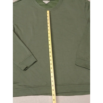 Orvis (XL) Men's Olive Green Crewneck Pullover Sweatshirt