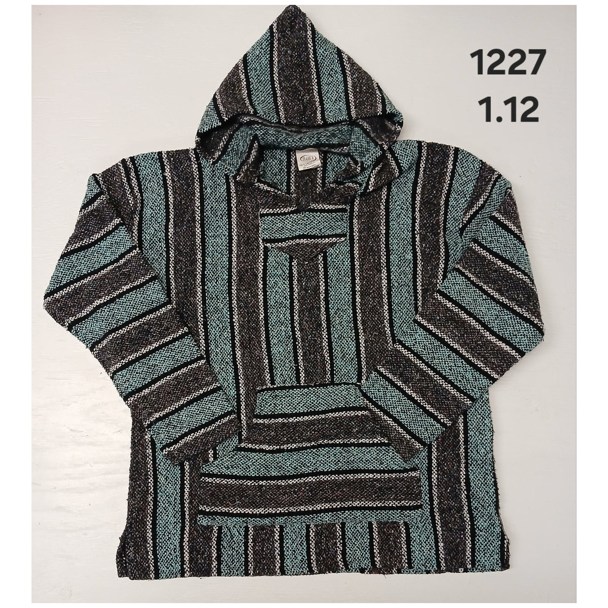 Franks Textile (2XL) Multicolor Mexican Baja Pullover Hoodie