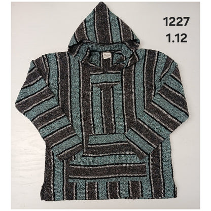 Franks Textile (2XL) Multicolor Mexican Baja Pullover Hoodie