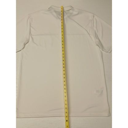 Jack Nicklaus Stay Dri (2XL) White Short Sleeve Button Polo