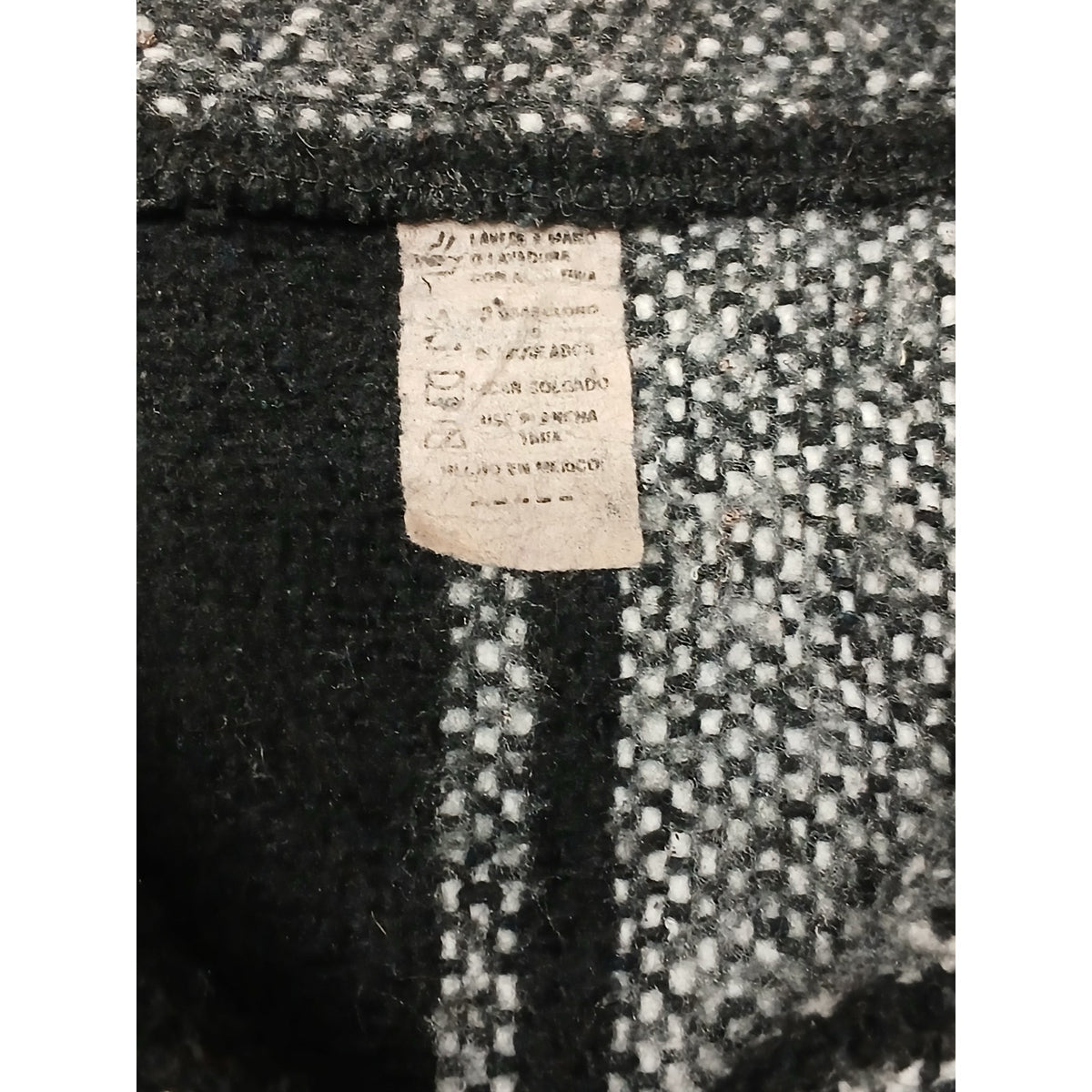 Lands End (XL) Multicolor Mexican Baja Pullover Hoodie
